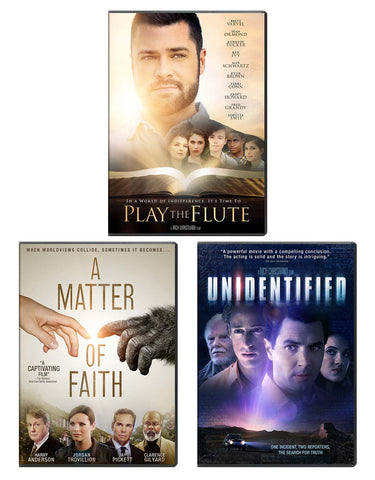 Play The Flute, A Matter Of Faith, Unidentified - DVD 3-Pack