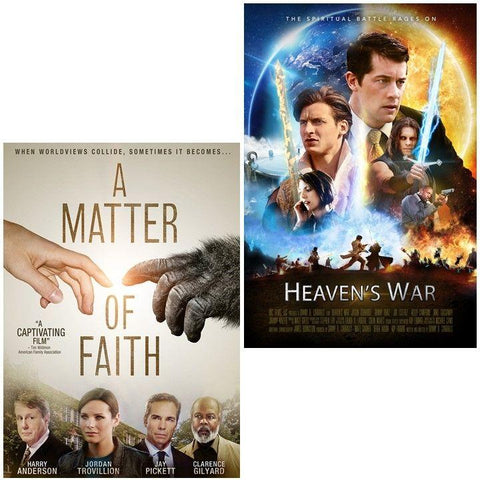 heavens war matter faith movie dvd 2 pack