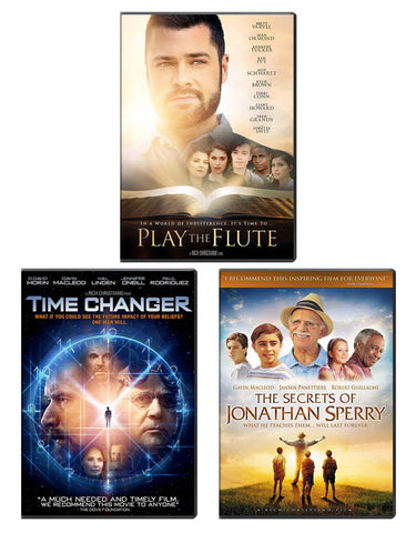 Play The Flute, Time Changer, & The Secrets of Jonathan Sperry - DVD 3-Pack