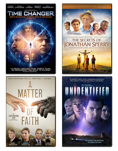 Time Changer, The Secrets of Jonathan Sperry, A Matter of Faith, Unidentified - DVD Pack
